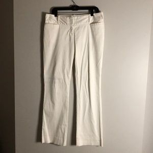 The limited drew fit white pants